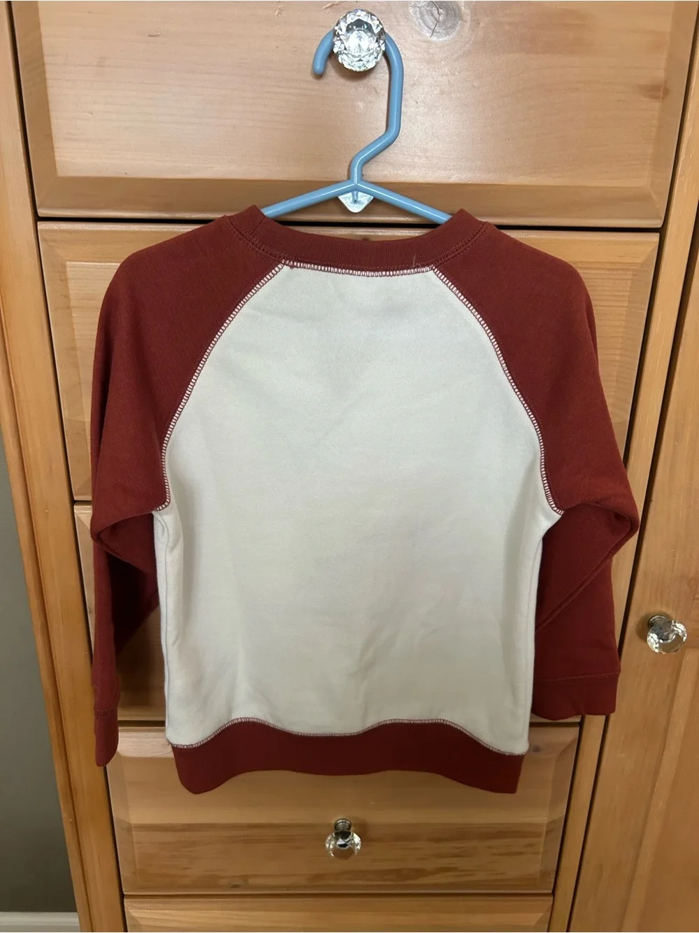 Mario Kart Raglan Sweatshirt - Red & White New With Tags